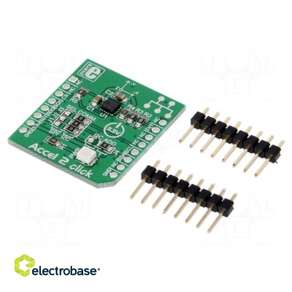 Click board | prototype board | Comp: LIS3DSH | accelerometer image 1