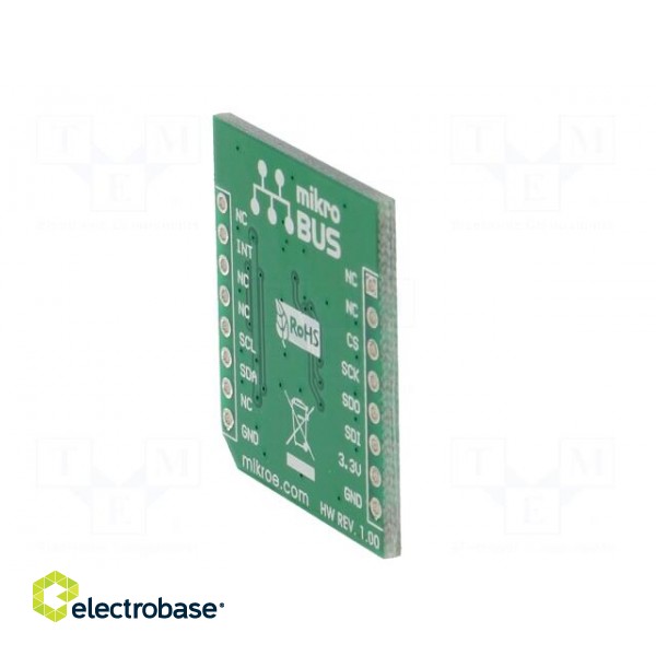 Click board | prototype board | Comp: LIS3DSH | accelerometer image 8