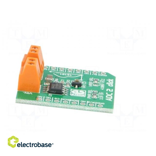 Click board | A/D converter | SPI | MCP3551/3 | 3.3/5VDC paveikslėlis 7