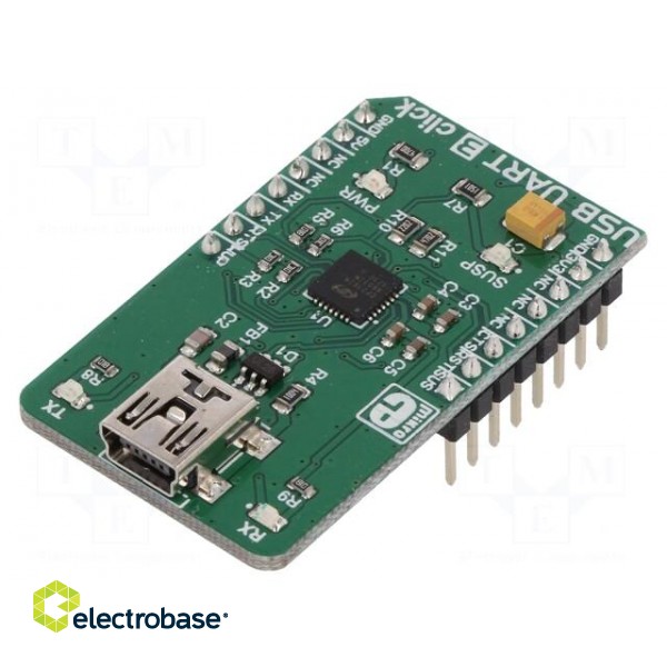 Click board | prototype board | Comp: CP2102N | adapter | 3.3VDC,5VDC