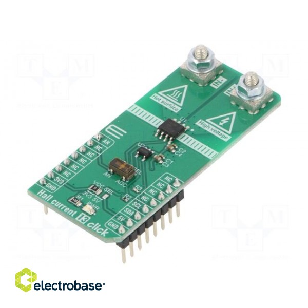 Click board | prototype board | Comp: TMCS1107-Q1 | ammeter