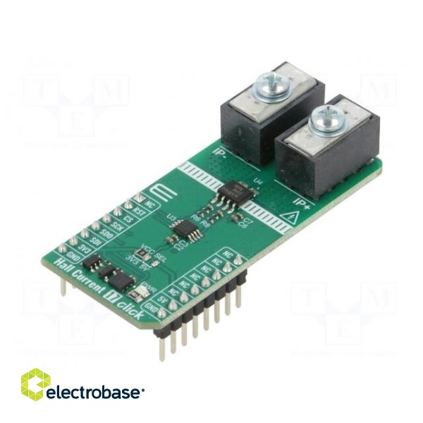 Click board | ammeter | SPI | ACS37010 | prototype board | 3.3VDC,5VDC