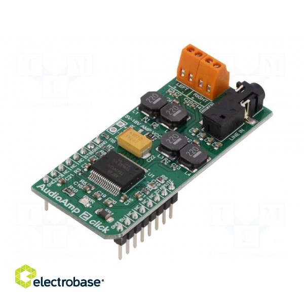 Click board | amplifier | GPIO | TDA7491 | manual,prototype board