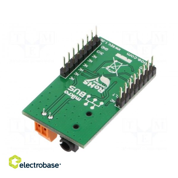 Click board | amplifier | I2C | LM48100Q-Q1 Boomer™ | 3.3/5VDC фото 2