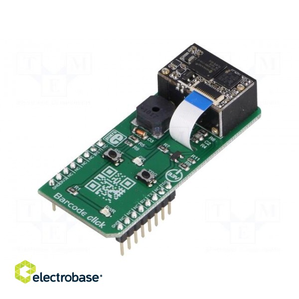 Click board | barcode and QR code reader | GPIO,UART | LV3296 paveikslėlis 1