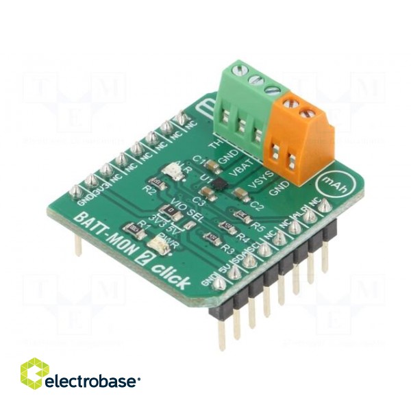 Click board | battery manager | I2C | MAX17262 | prototype board