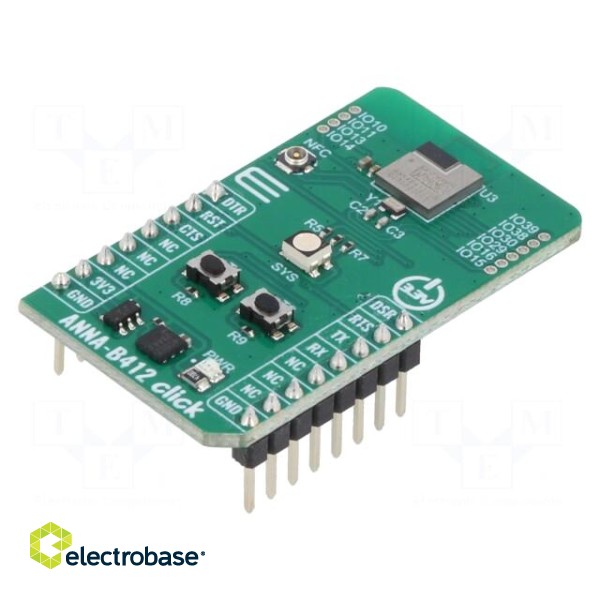Click board | prototype board | Comp: ANNA-B412 | BLE,Bluetooth 5.1