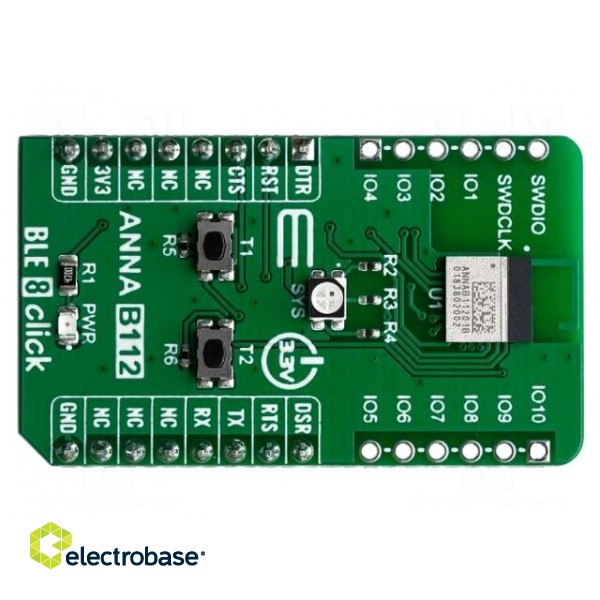 Click board | prototype board | Comp: ANNA-B112 | 3.3VDC