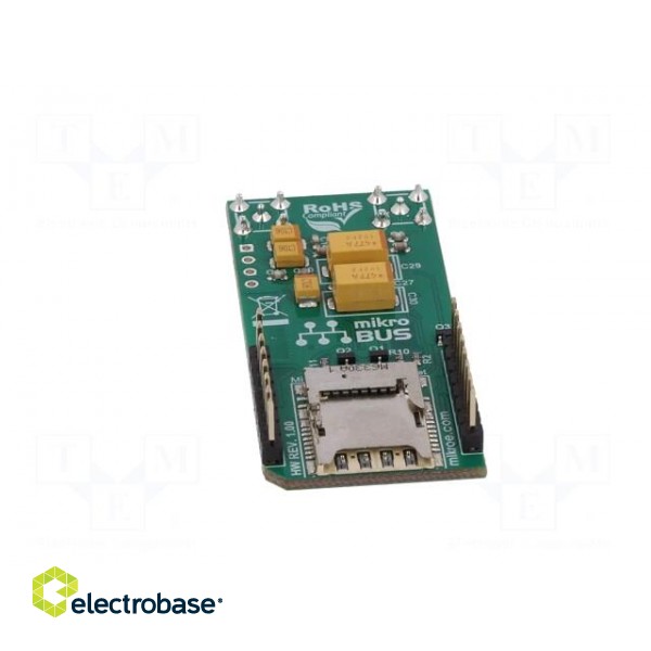 Click board | Bluetooth,GNSS,GSM/GPRS | UART | MC60 | 3.3/5VDC paveikslėlis 6