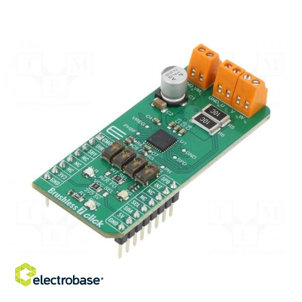 Click board | prototype board | Comp: TC78B009FTG | 3.3VDC,5VDC image 1