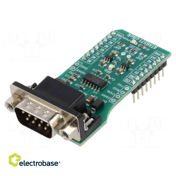 Click board | prototype board | Comp: ATA6571,MCP1804 | 3.3VDC,5VDC