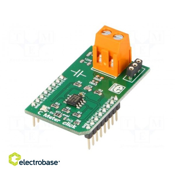 Click board | capacitance meter | GPIO | NE555 | 3.3/5VDC