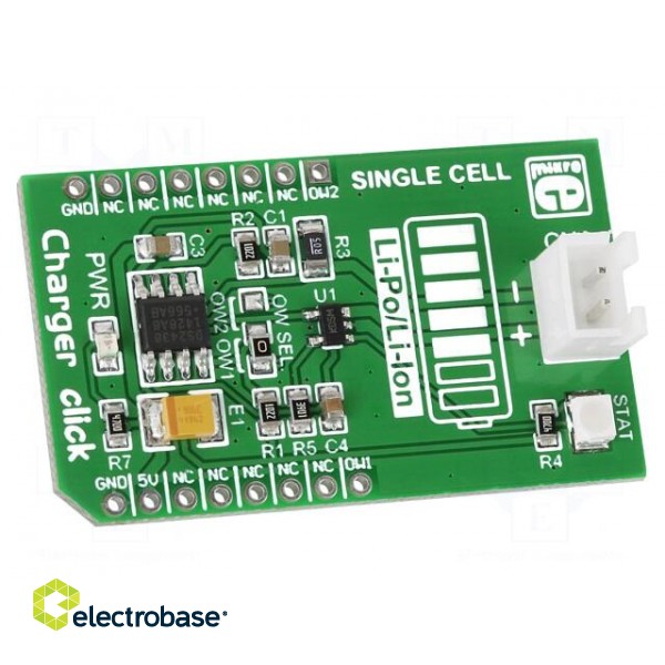 Click board | prototype board | Comp: DS2438,MCP73831 | charger