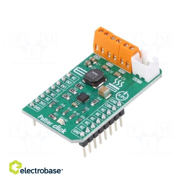 Click board | prototype board | Comp: SPV1050 | charger | 3.3VDC