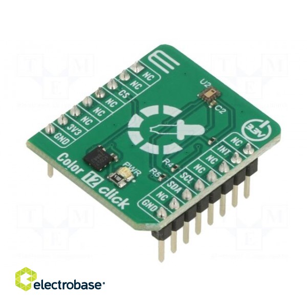 Click board | colour sensor | I2C | BU2706MUC-Z | prototype board