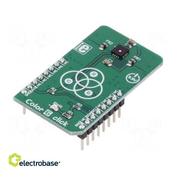 Click board | colour sensor | I2C,UART | AS73211 | 3.3/5VDC