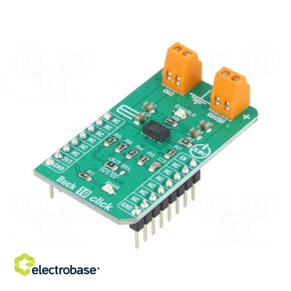 Click board | DC/DC converter | GPIO | MPM3632C | 3.3VDC