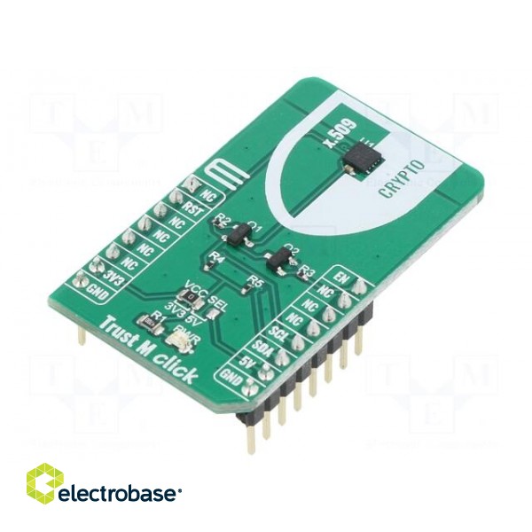 Click board | encrypting | GPIO,I2C | SLS 32AIA010 | prototype board