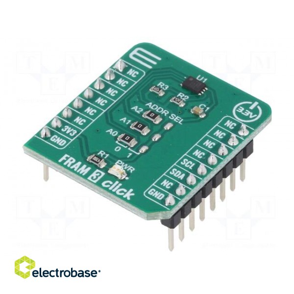 Click board | FRAM memory | I2C | MB94R330 | manual,prototype board