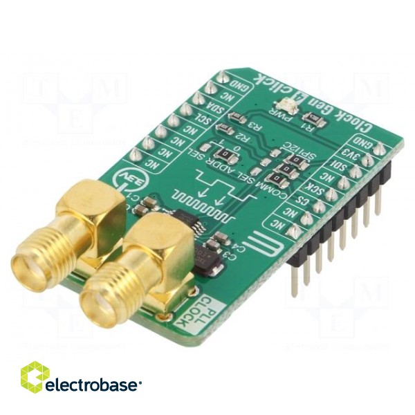 Click board | generator | I2C,SPI | CS2200-CP | prototype board