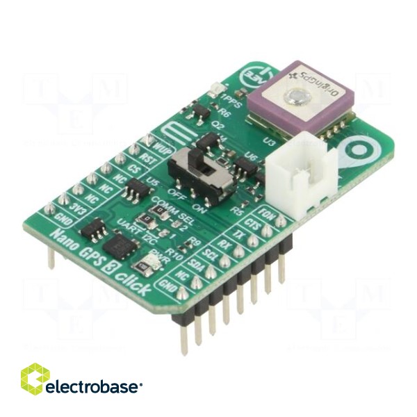 Click board | prototype board | Comp: ORG1511-MK05 | GNSS | 3.3VDC