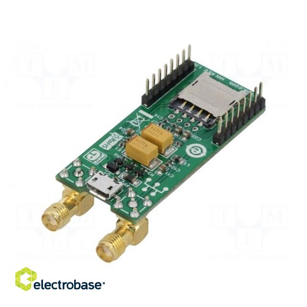 Click board | GPS,GSM/GPRS | UART | MCP1826,SIM808,TXB0106,UG95 image 2