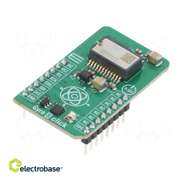 Click board | prototype board | Comp: SCR2100-D08 | gyroscope