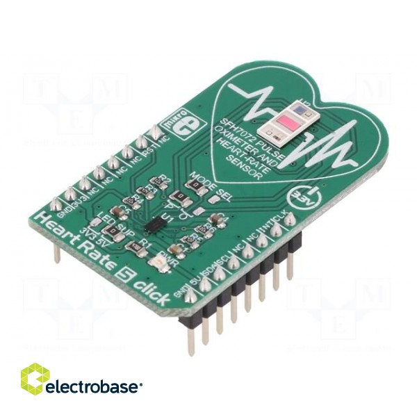 Click board | heart rate sensor | I2C | AFE4404,SF7072 | 3.3/5VDC