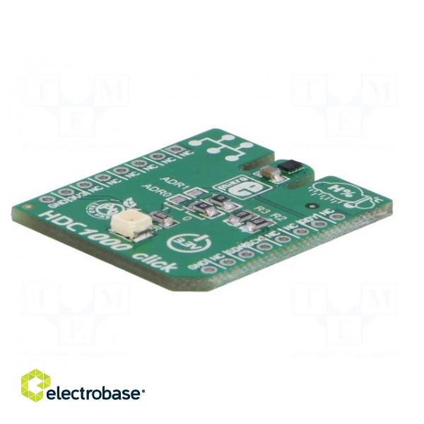 Click board | humidity/temperature sensor | I2C | HDC1000 | 3.3VDC image 2
