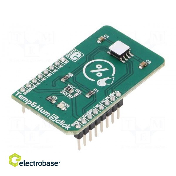 Click board | humidity/temperature sensor | I2C | HIH6130 | 3.3/5VDC