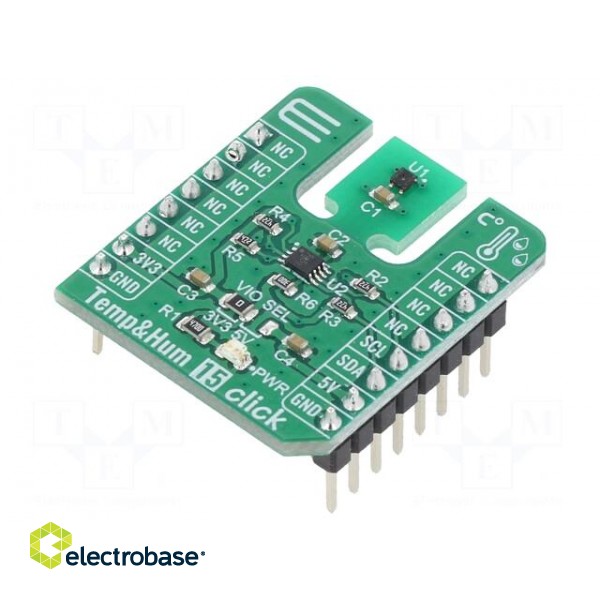Click board | prototype board | Comp: PCA9306,SHT40 | 3.3VDC,5VDC