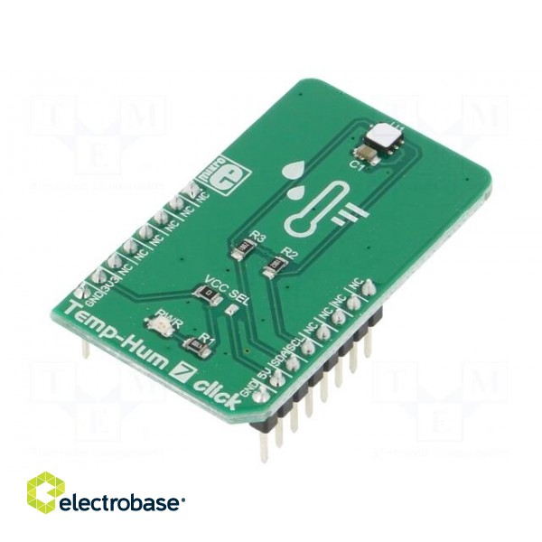 Click board | humidity/temperature sensor | I2C | Si7021-A20