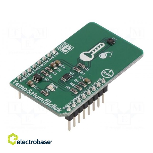 Click board | humidity/temperature sensor | I2C | Si7034 | 3.3VDC