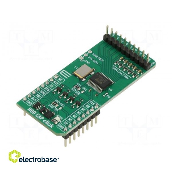 Click board | impedance meter | SPI | AS8579 | prototype board