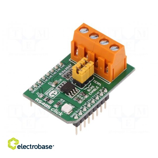 Click board | interface | RS422 / RS485 | ADM485 | 5VDC
