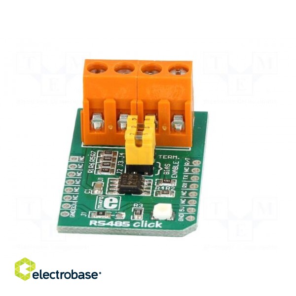 Click board | interface | RS422 / RS485 | SN65HVD12 | 3.3VDC фото 9