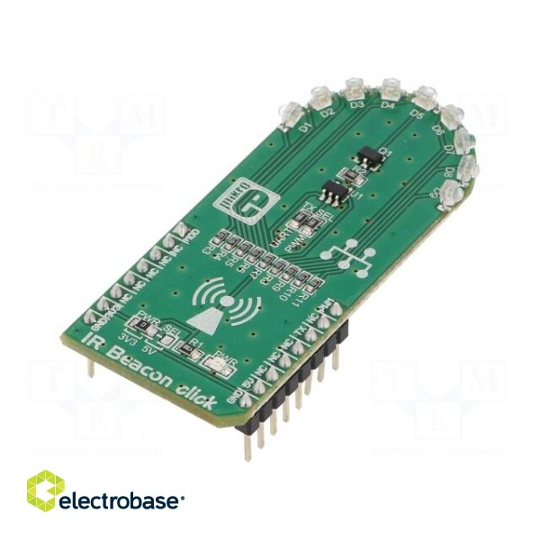 Click board | IR transmitter | PWM,UART | VSMB2948SL | 3.3/5VDC image 1