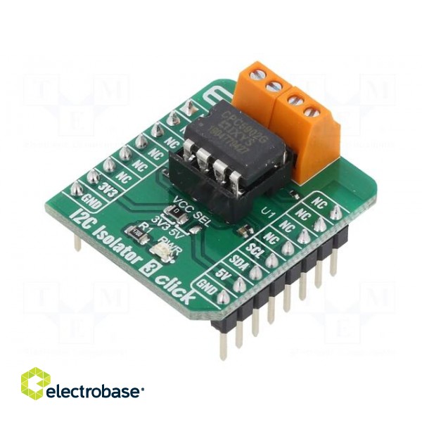 Click board | isolator | I2C | CPC5902 | prototype board | 3.3VDC,5VDC