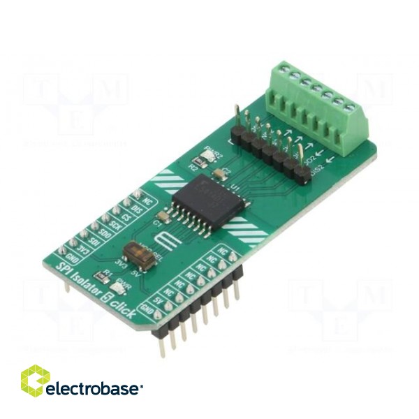 Click board | isolator | SPI | DCL541A01 | prototype board