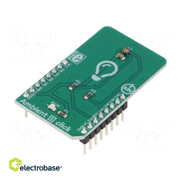 Click board | lighting sensor | I2C | LTR-329ALS-01 | 3.3VDC