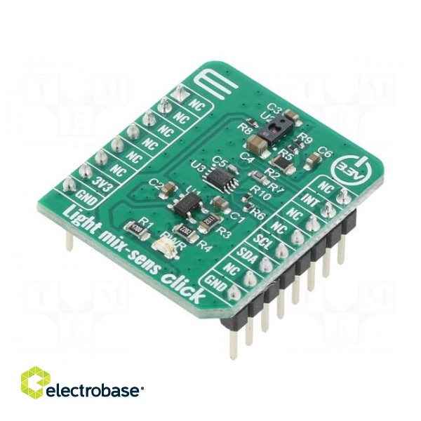 Click board | lighting sensor | I2C | TMD37253 | prototype board