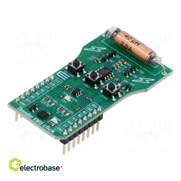 Click board | lightning detector | I2C | prototype board