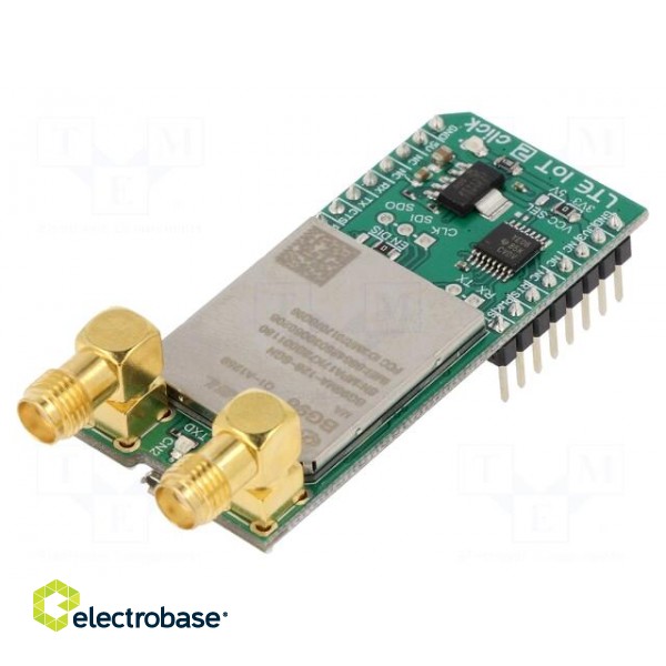 Click board | LTE Cat 1 | UART,USB | BGE96 | manual,prototype board image 1