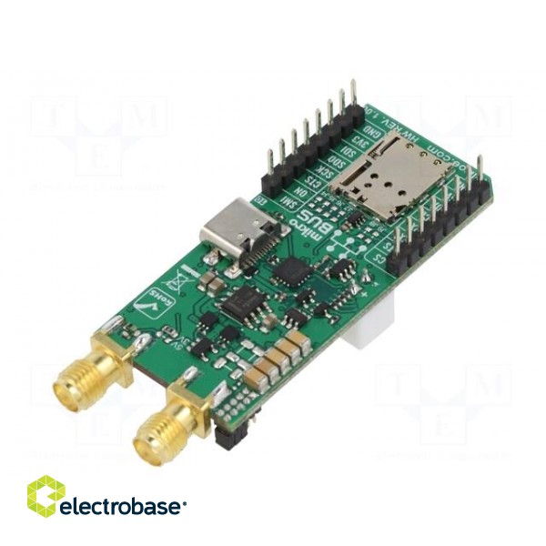 Click board | LTE Cat 1 | UART,USB | EXS62-W | prototype board image 2
