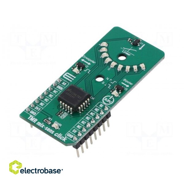 Click board | magnetic field sensor | GPIO,analog | 3.3/5VDC