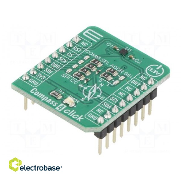 Click board | prototype board | Comp: AK09915C | 3.3VDC paveikslėlis 1
