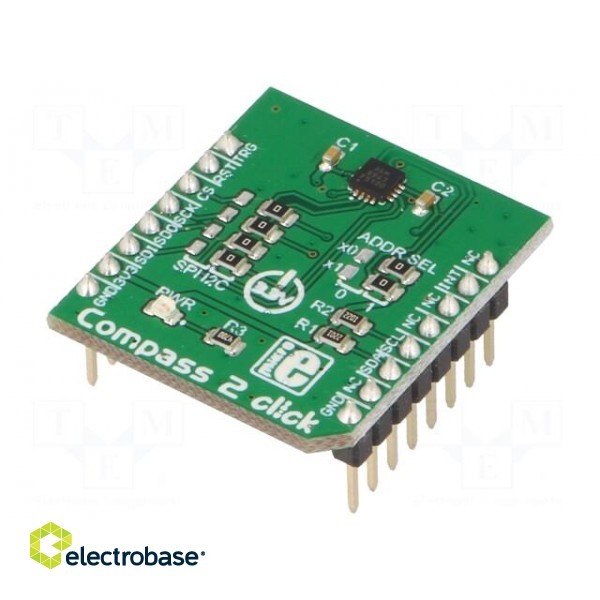 Click board | magnetic field sensor | I2C,SPI | AK8963 | 3.3VDC