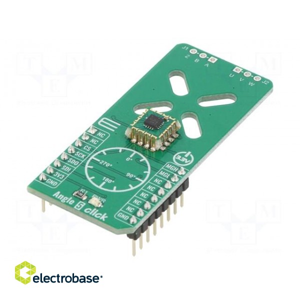 Click board | prototype board | Comp: MA302 | magnetic field sensor image 1