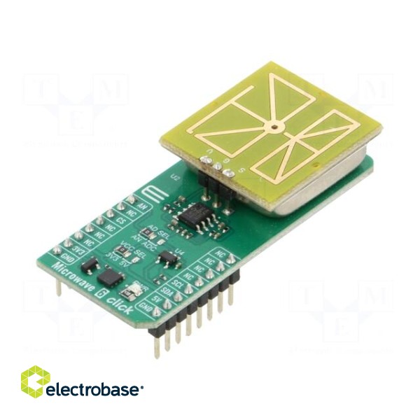 Click board | motion sensor | analog,I2C | PD-V8-S | prototype board