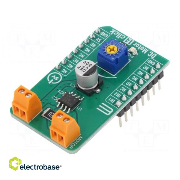 Click board | motor driver | GPIO | TB67H450FNG | 5VDC